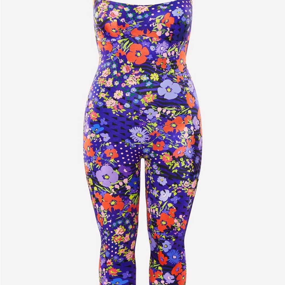 YITTY Floral Jumpsuit - Vibrant Purple
